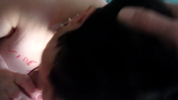 Une belle petite séance de chienne marie avec un fan de passage