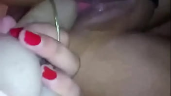 Pawg big ass so tight pussy playing dildo in doggy