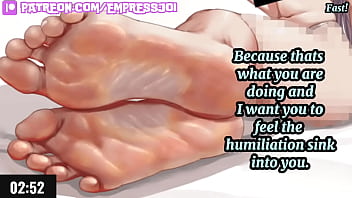 Short hentai joi you become a slave for female feet and censors