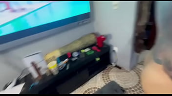 Gozou dentro de mim e a gostosa chupou o leitinho todo