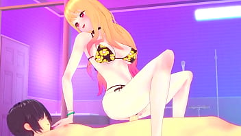 Marin kitagawa wants hard penetration from her ex to make boyfriend jealous my dress up darling hentai