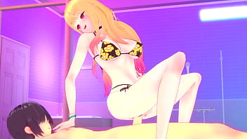 Marin kitagawa wants hard penetration from her ex to make boyfriend jealous my dress up darling hentai