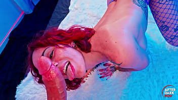 Hard anal fucking the busty tatted redhead juiswild