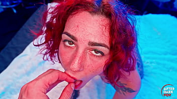 Hard anal fucking the busty tatted redhead juiswild