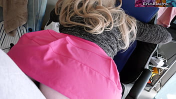 Stepmom flashes upskirt pussy and lets stepson shove his cock inside Stepmom flashes upskirt pussy and lets stepson shove his cock inside