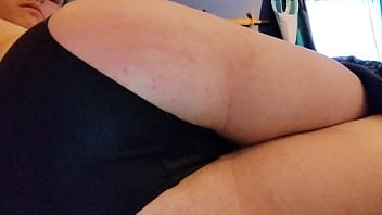 Spanking myself though i wish one of you would do it for me ;d