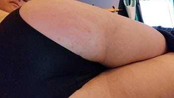 Spanking myself though i wish one of you would do it for me ;d