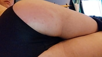 Spanking myself though i wish one of you would do it for me ;d