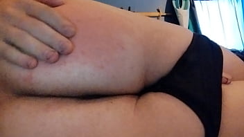 Spanking myself though i wish one of you would do it for me ;d