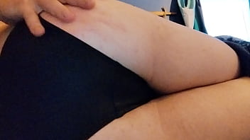 Spanking myself though i wish one of you would do it for me ;d