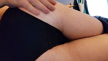 Spanking myself though i wish one of you would do it for me ;d