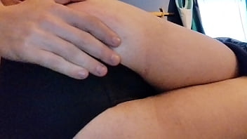 Spanking myself though i wish one of you would do it for me ;d