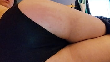 Spanking myself though i wish one of you would do it for me ;d