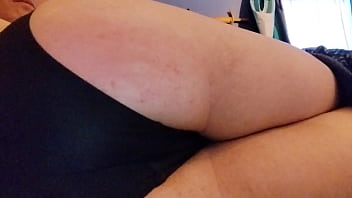 Spanking myself though i wish one of you would do it for me ;d