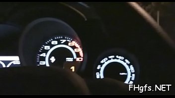 Fascinating young woman gets it too hard