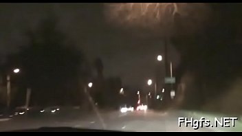 Fascinating young woman gets it too hard