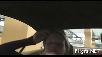 Fascinating young woman gets it too hard