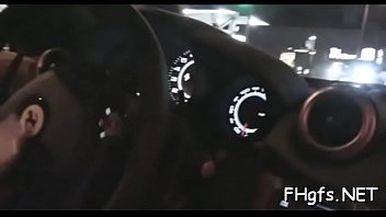 Fascinating young woman gets it too hard