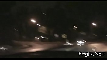 Fascinating young woman gets it too hard