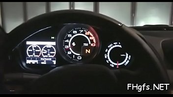 Fascinating young woman gets it too hard