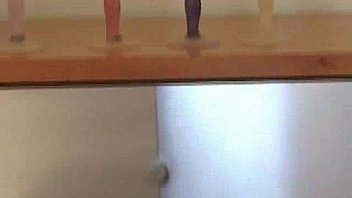 Teen cream on black rod