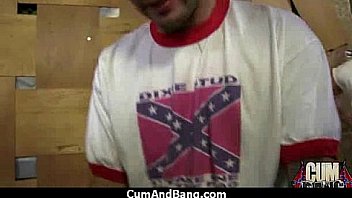 Real ebony babe getting hard core group making out 27