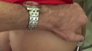 Jealous boyfriend gives me his hard cock before i go out with my friends