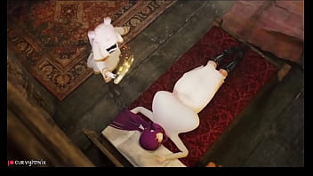 Huge boobs firm boobs 3d