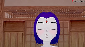 Raven bikini blowjob 1 titans full & pov on sheer & fantasyking3