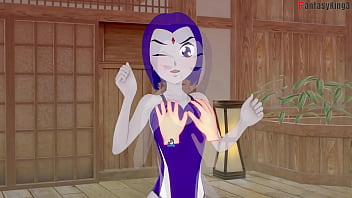 Raven bikini blowjob 1 titans full & pov on sheer & fantasyking3