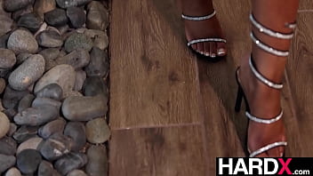 Big assed babe takes a huge cocked smashing