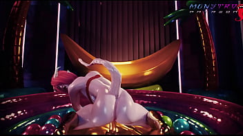 Furry is riding a dick and can't stop