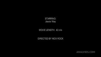 Fuckerman rushes to the rescue to save jessie way from anal hunger and power her ass with superhero power nrx096