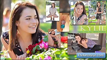 Cutie teenie please her juicy bald pink pussy with sex toy and finger fuck her cunt deep and tender