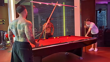 There was a wild orgy in the pool hall andrea lux apra shay agatha
