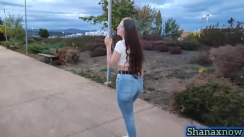 Shanaxnow smoking fetish big ass walking in tight jeans