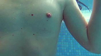Hot and wet teen goes swimming in public Hot and wet teen goes swimming in public