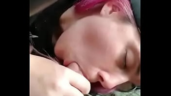 Girl gives road head pt 2