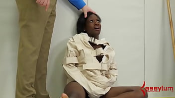 Dildo dodgeball kay love ass licking ebony revels in bondage domination