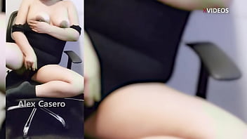 Encuentro a mi hermanastra en plena transmisiòn y me uno para follarla en vivo