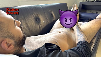 Toes curl on my big feet when i shoot my alpha semen around trailer