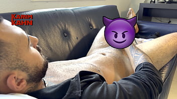 Toes curl on my big feet when i shoot my alpha semen around trailer