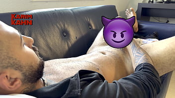 Toes curl on my big feet when i shoot my alpha semen around trailer