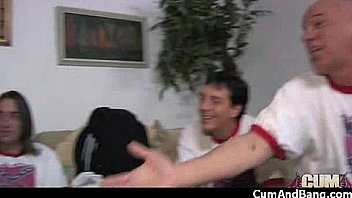 Black slut group in her mouth 23