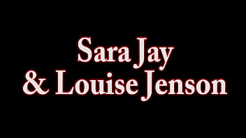 Louise jenson & sara jay got oily & horny lesbian show