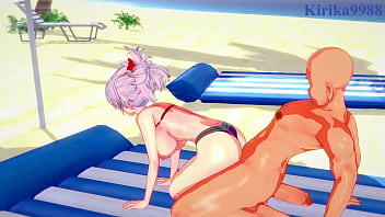 Suzu kanade and matsuri kazamaki and the old man futanari sex and intense sex ayakashi triangle hentai