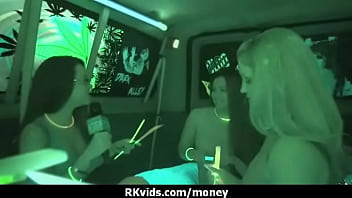 Sexy wild chick gets paid to fuck 14