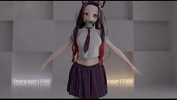 Nezuko bailando sexi