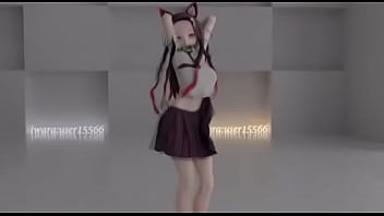 Nezuko bailando sexi