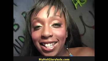 Awesome deepthroat hot girl blows cock through gloryhole 6